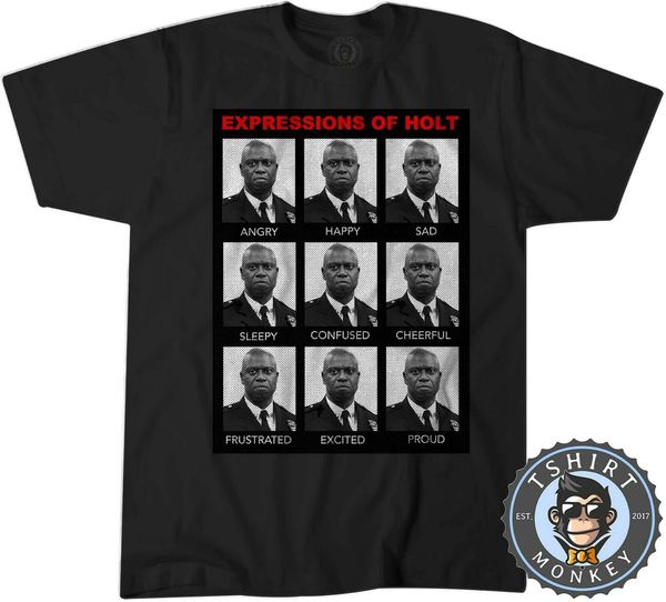 

выражения холт brooklyn 99 девять девять смешные tshirt t shirt mens детей