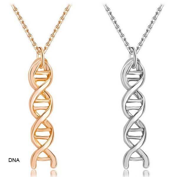 

molecule science arrival necklace dna new biology jewelry otsweet qlztq, Silver