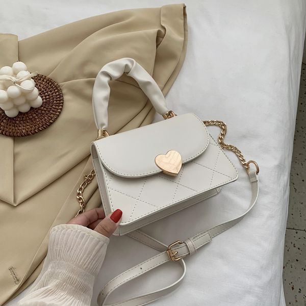 

solid color tote bag 2020 fashion new high-quality pu leather small women's designer handbag shoulder messenger bag