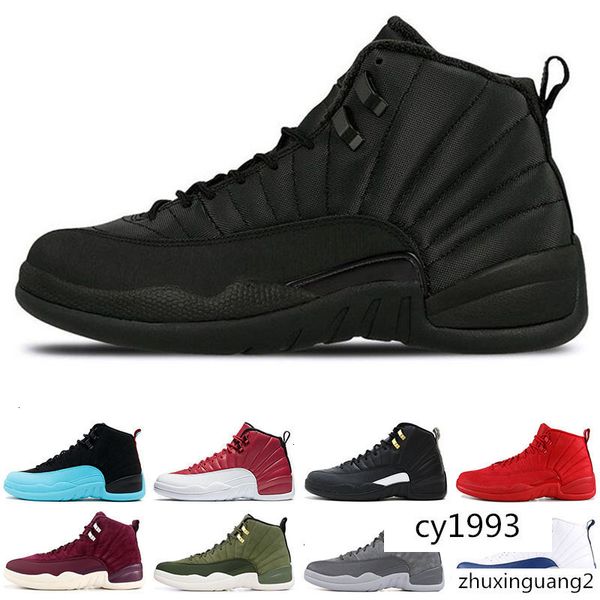 

5a s new winterized 12 pe michigan black wntr suede 12s mens basketball shoes sneakers gs hyper lemonade designer jumpman trainers zapatos