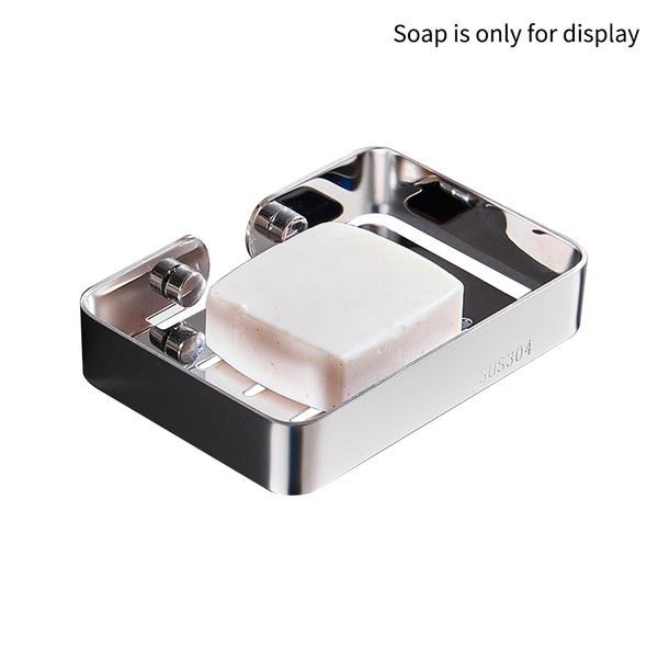 

bathroom accessories anti rust stainless steel solid soap dish wall mounted