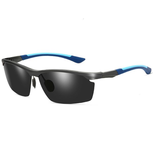 

ellen buty brand design pchromic sunglasses polarized men square aluminium magnesium alloy male sun glasses driver glasses, White;black