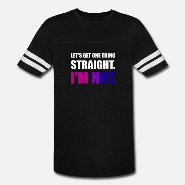 

let's get one thing straight lgbt bisexual csd t shirt men designing short sleeve o neck original cute new style spring natural shirt