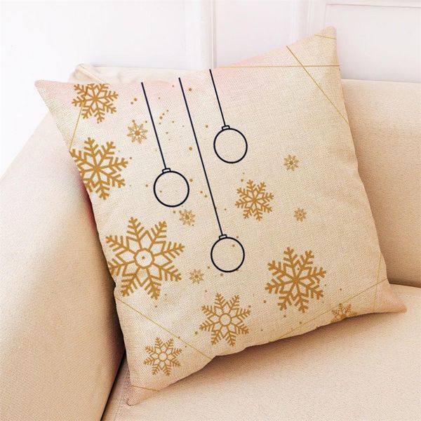 

christmas covers sofa cushion throw pillow na poszewki cover cotton poduszki art case car pillow linen funda cojin square yxlunv xhhair