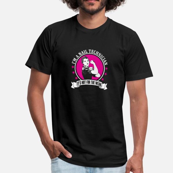 

nail technician тенниска мужчина создать короткий рукав crew neck письма famous смешной весна оригинал рубашку