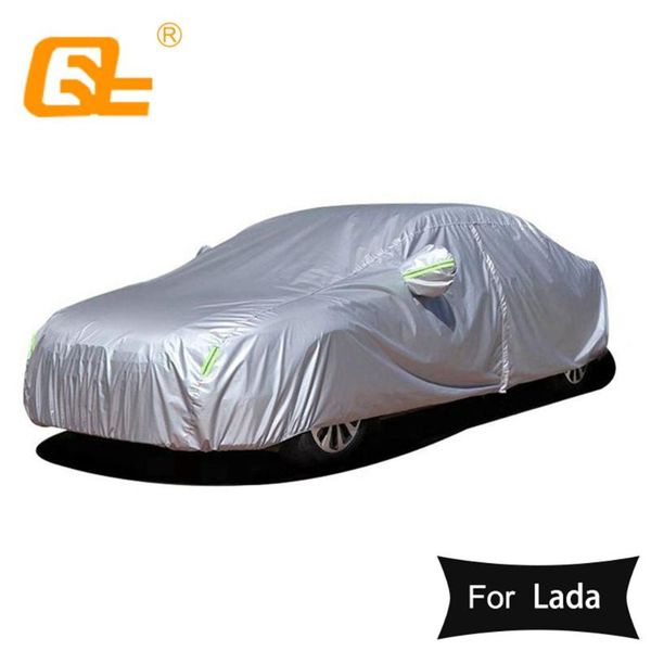 

190t universal car covers outdoor sun protection dustproof rainproof snow protection for lada kalina vesta largus priora niva