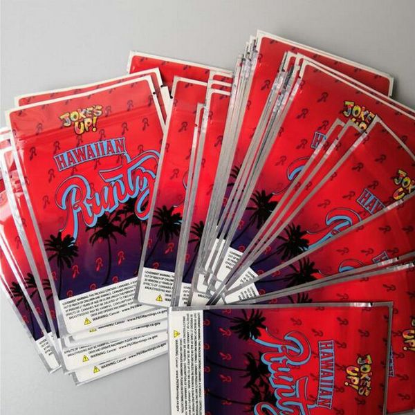 

2020 jokes up hawaiian runtz smell proof bags 420 dry herb flowers 35g hawaiian runtz print bag dhl from poetrystore 012