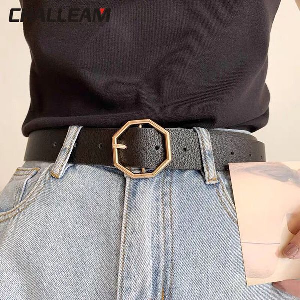 

quality ladies fashion latest metal diamond buckle belt jeans wild the women belt for pants 231, Black;brown