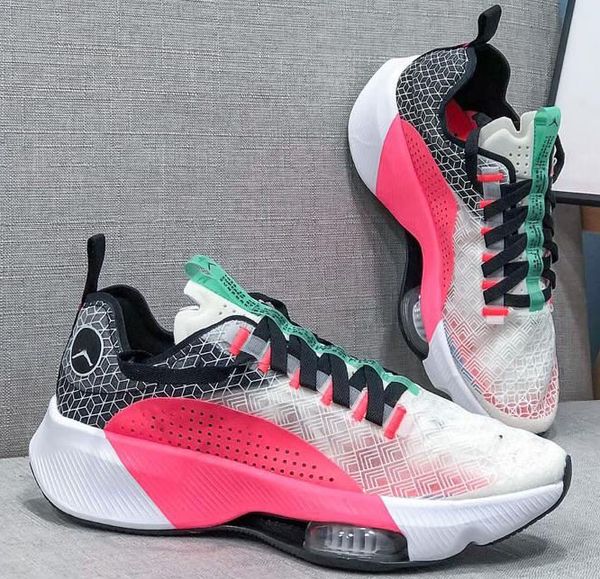 

2020 latest 40-46 highest quality jumpman renegade marathon designer sneakers men chaussures sports running basketball shoes platform, Black