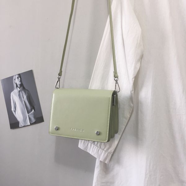 

матча зеленый мешок женщина нового плеча сумка небольшая площадь мода сумка