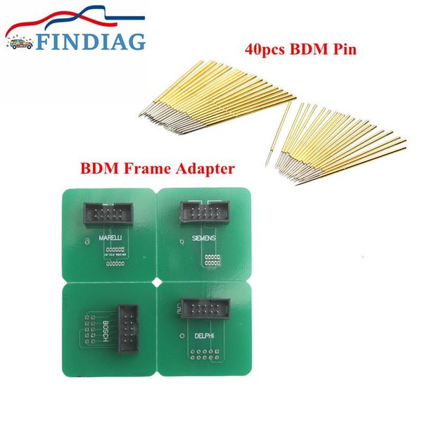 

work for bdm frame ktag kess v2 support bdm100 programming tool 40pcs/lot bdm pin+bdm frame adapter 40pcs needles