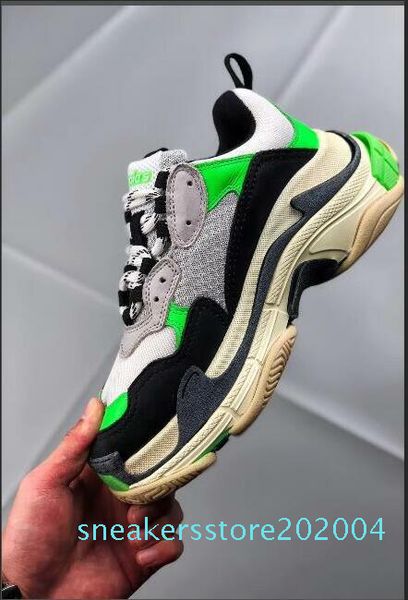 

orthopedic sandals comfortab online basketball designer sneakers paris 17fw triple-s dad shoes embroidered schuhe thick layer s04, Black