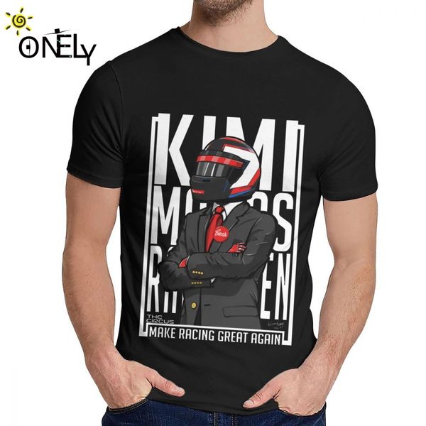 

чистый хлопок bwoah кими райкконен для президента тенниска человека новый дизайн качества мода o-образным вырезом top tee