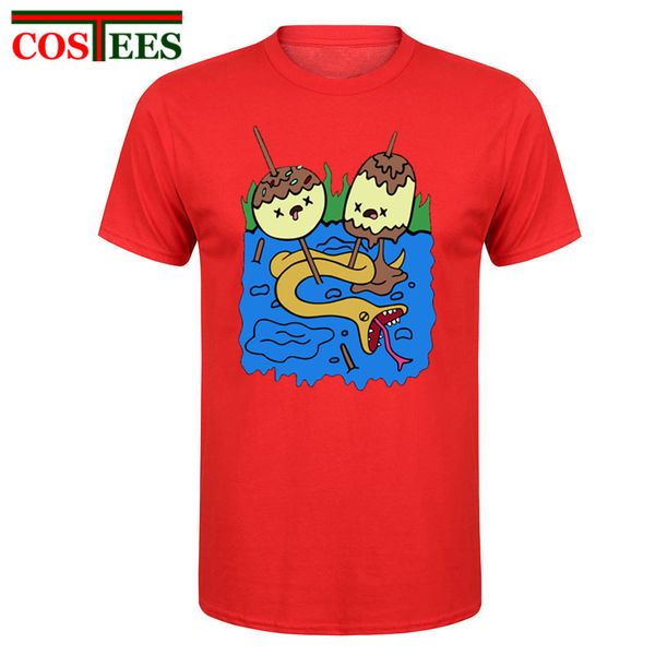 

2017 new fashion rushed princess bubblegum rock t shirt men cartoon snake printed t-shirt o-neck brand clothing cool man tee