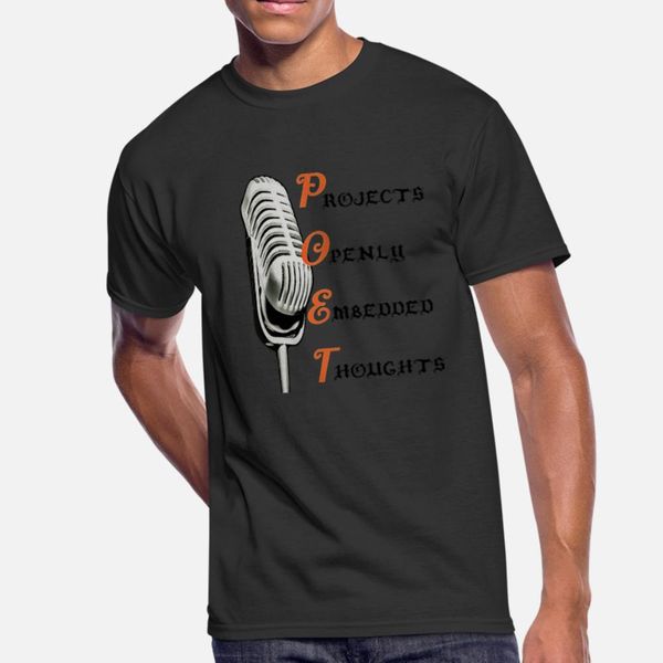 

poet a poetbydesign design t shirt men character cotton round collar unique anti-wrinkle casual summer natural shirt