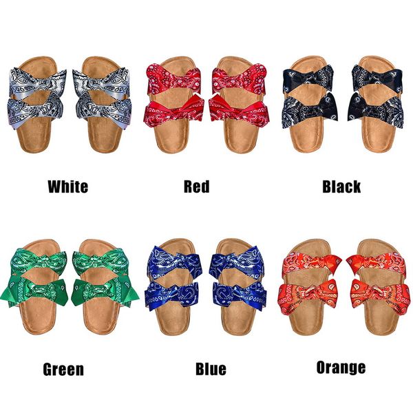 

bow-tie плоский сандалии для женщин open toe толстым дном пляж слайды cute bowknot summer поскользнуться на тапочки для beach holiday, Black
