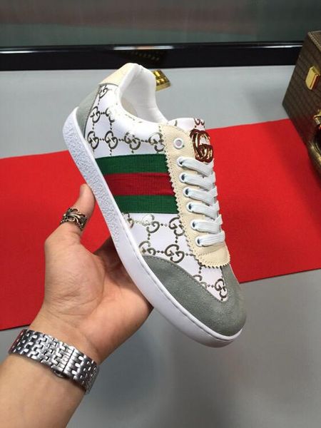 

2021r new men 's color -printed letter sneakers ,casual and comfortable single shoes ,fashion low -shoes ,original box packaging, Black