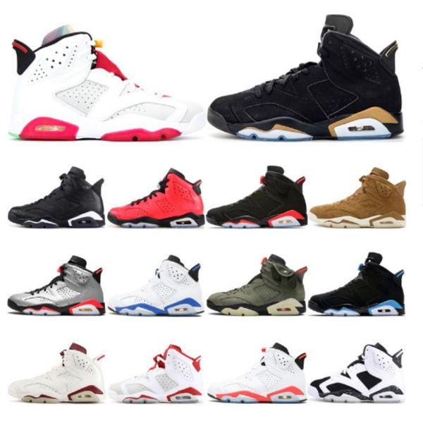 

2020 new arrival 6 6s dmp hare jumpman basketball shoes washed denim golden harvest black infrared oregon mens sport sneakers trainers 40-47