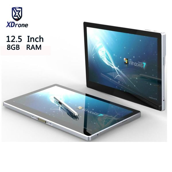 

original br12 windows 7 10 linux ubuntu tablet pc intel 12.5" touch big screen 8gb ram 128gb ssd 4g lte metal body hdmi usb 3.0