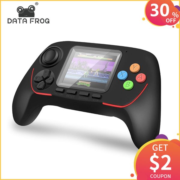 

data frog 2.5 inch handhled game console 4 colors available bluetooth 2.4g online combat built-in 788 in 1 games for kids