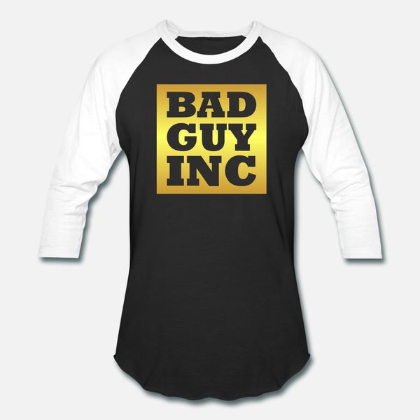

bad guy gold edition t shirt men printed short sleeve round neck family crazy funny spring autumn original shirt