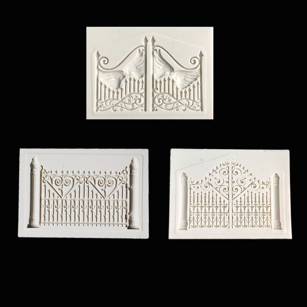 

fence silicone mold fondant mold cake decorating tools chocolate gumpaste