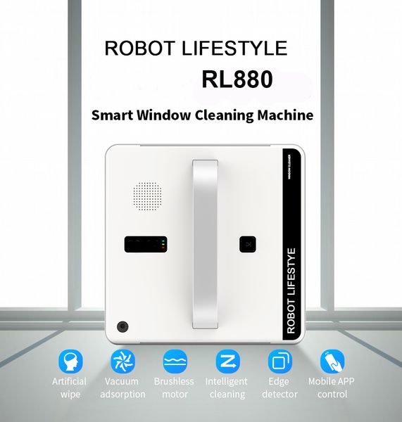 

robotic window cleaner vacuum cleaner smart planned type wifi app control window glass cleaning robot 100 - 240v