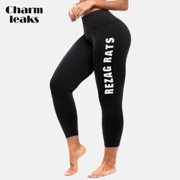 

charmleaks women yoga pants letter print women sports pants outdoor running gym fitness elastic trousers breathable sport wear, White;red
