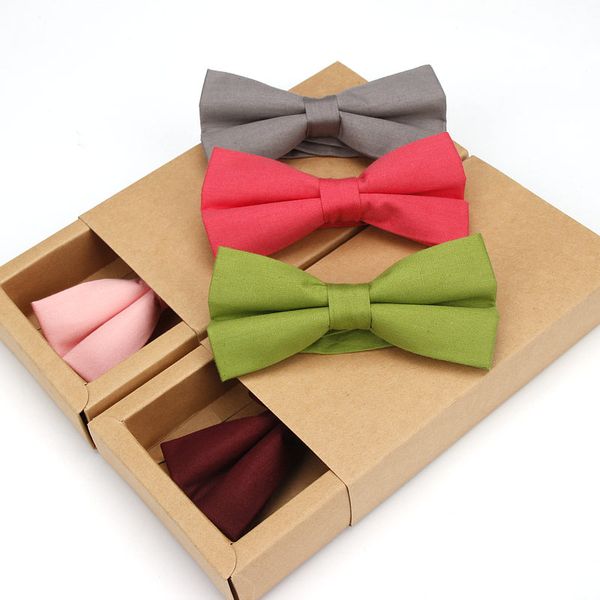 

100% cotton bowtie for mens casual normal luxury solid bow ties designer cravat jewelry cotton man suit bow tie, Blue;purple