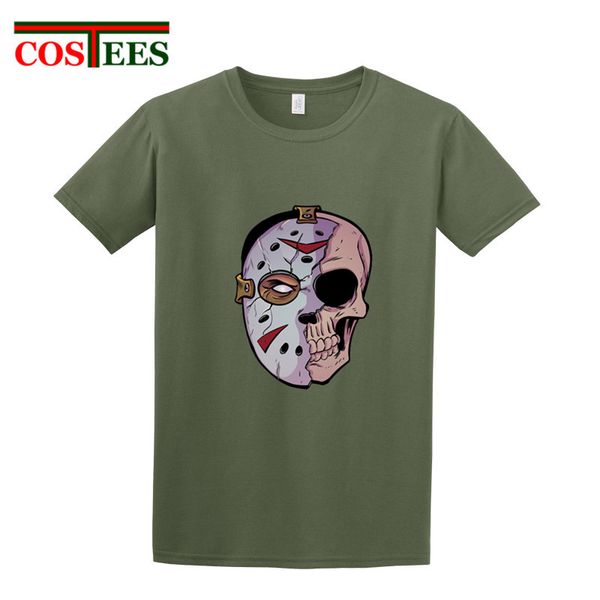 

убийца джейсон voorhees череп майк мужчина хэллоуин пятница 13 футболка massacre killing machine тенниска jason freddy футболочка
