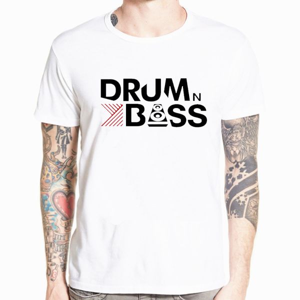 

brand clothing drum n bass funny t shirt tshirt men cotton short sleeve t-shirt camiseta