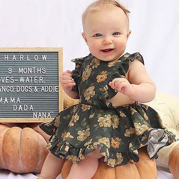 

girl's dresses baby girls black flower dress children sleeveless o neck sundress for beach holiday party 1-5 yearss, Red;yellow