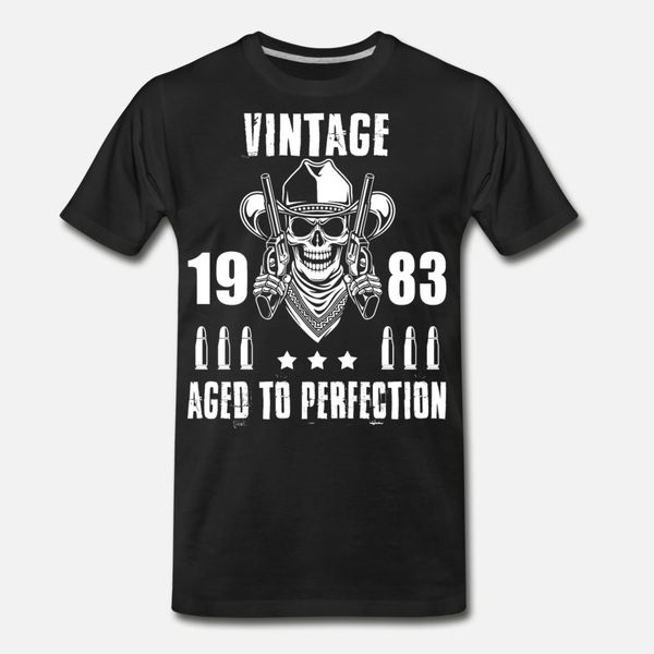 

урожай 1983 aged совершенства тенниски мужчины печать хлопка раунд шея природной смазливая здание весна осень trend рубашка