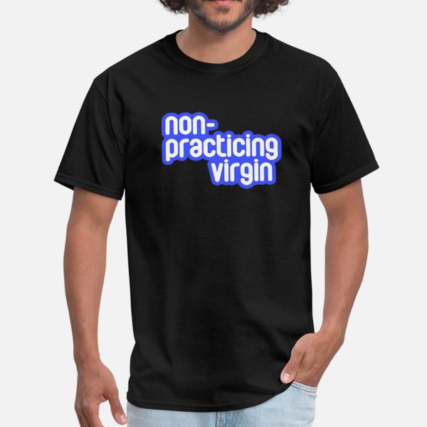 

non practicing virgin tee t shirt men sunlight short sleeve s-xxxl trend sunlight new style spring kawaii