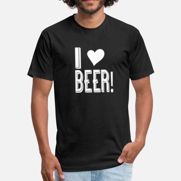 

i love beer t shirt men designs tee shirt plus size 3xl leisure gift new fashion spring letter shirt