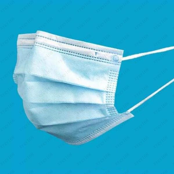 

disposable 3-layer protective mask 50pcs/bag is available in purple orange green pink yellow and other colors dhl ing