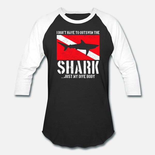 

scuba diving flag funny shark scuba diver gift t shirt men sunlight cotton s-xxxl clothes sunlight new style summer style family shirt