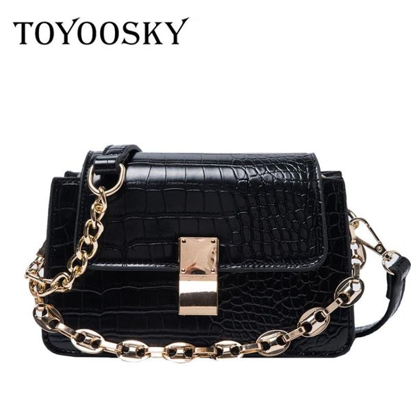 

toyoosky shoulder bag for women crocodile pattern mini stone pattern small square crossbody bags purses ladies fashion sac