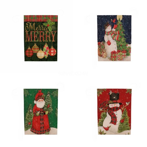 

christmas decoration banner flag party decoration santa snowman parachute flags garlands christmas decor#281