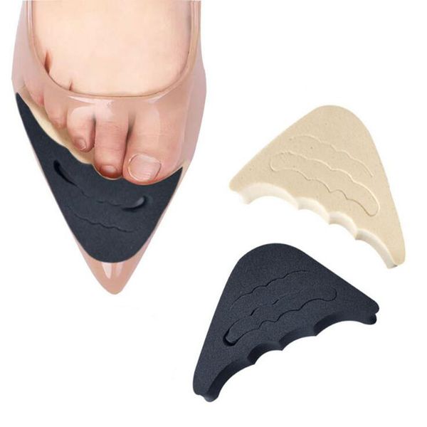 

forefoot insert pad for women high heels toe plug half sponge shoes cushion feet filler insoles anti-pain pads, White;pink