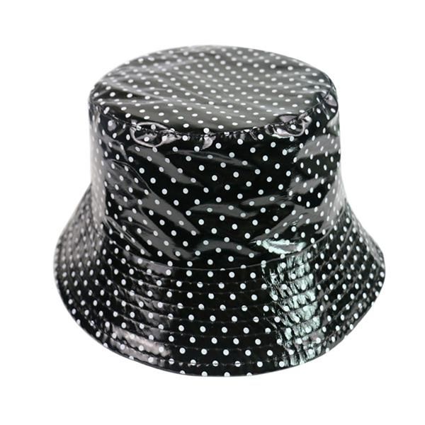 

fisherman print bucket women new caps foxmother polka ladies white black dot hats wdkab bdehome, Black;white