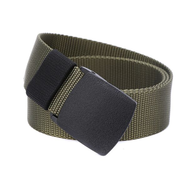

automatic buckle nylon belt casual canvas belt tactical waist strap ceinture mens automatic 130cm, Blue;gray