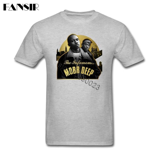 

mobb deep infamous rapper men t-shirts design tee shirt men custom cotton short sleeve xs-3xl clothing for team