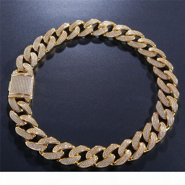 

ale men hip hop gold plated 20mm 18inch wide cuban chain necklaces for men women gift, Silver