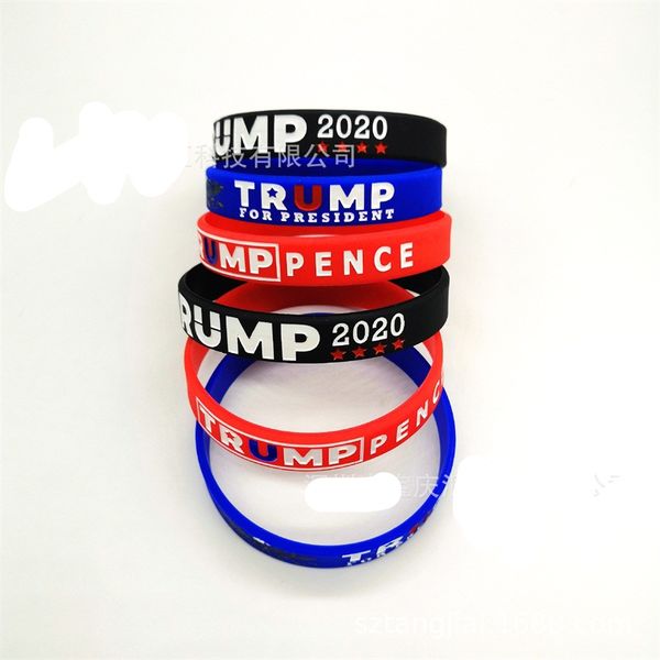 

trump 2020 for president bracelet america wrist wraps bangle fashion silicone rubber wristbands cuff men womens 0 42bqa c2