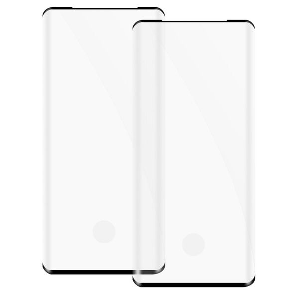 

cgjxsfingerprint unlock 3d curved tempered glass screen protector for samsung galaxy s20 plus s20 ultra edge glue 300pcs /lot