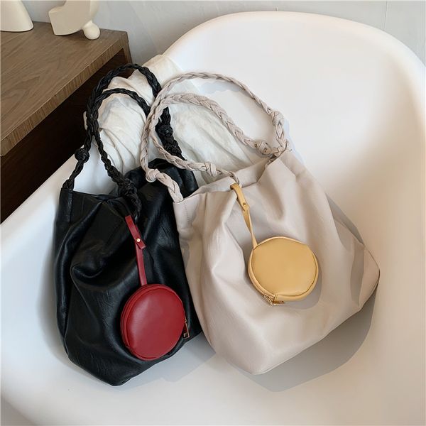

women's bag for woman brand original design bag large capacity 2020 new simple handbag versatile one shoulder underarm