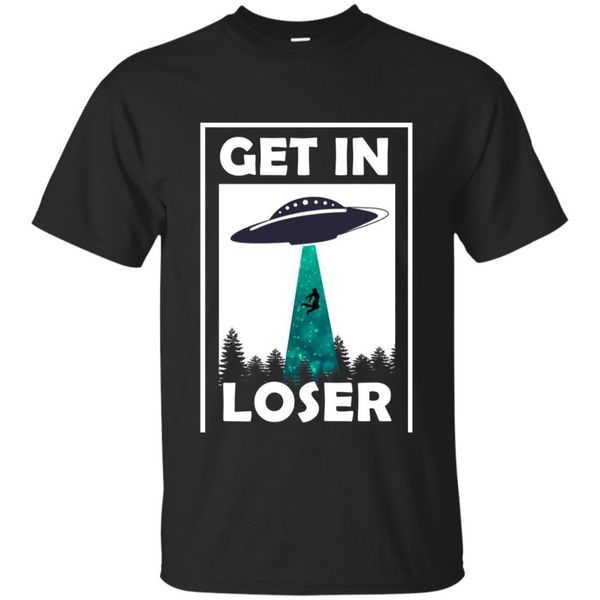

funny get in loser alien t-shirt black, navy aliens extraterrestrial 2019 summer men's men tees nerd t shirt