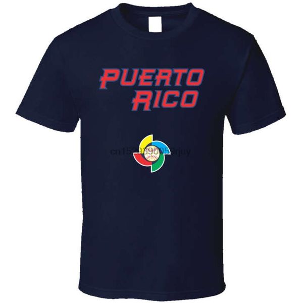

puerto rico wbc world baseball classic navy t shirt