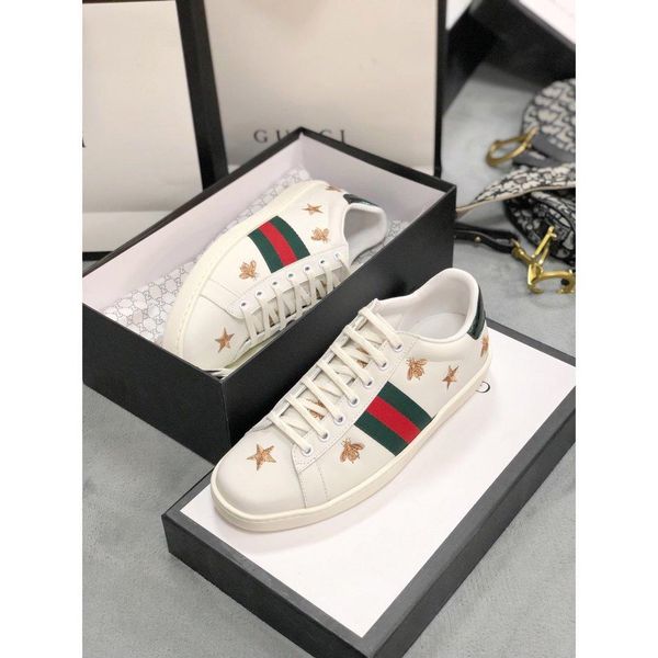 

ace embroidered low-flat-bottomed sneakers, r brand casual sneakers, stylish flat-bottomed size 35-45, with original box,hh